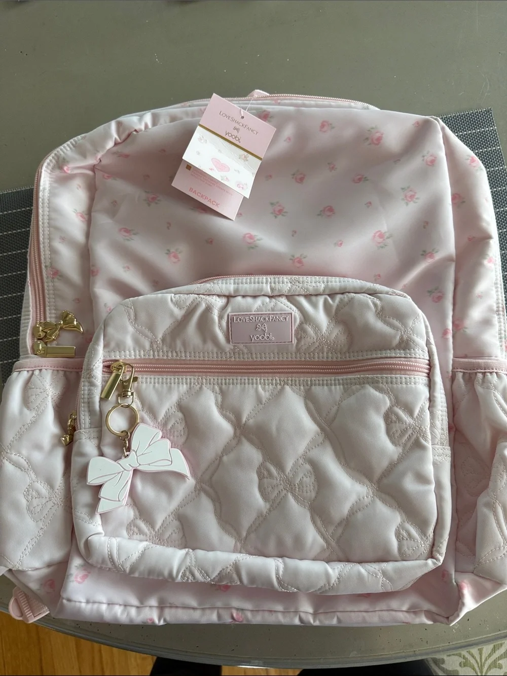 LoveShackFancy x Target Pink Floral Backpack